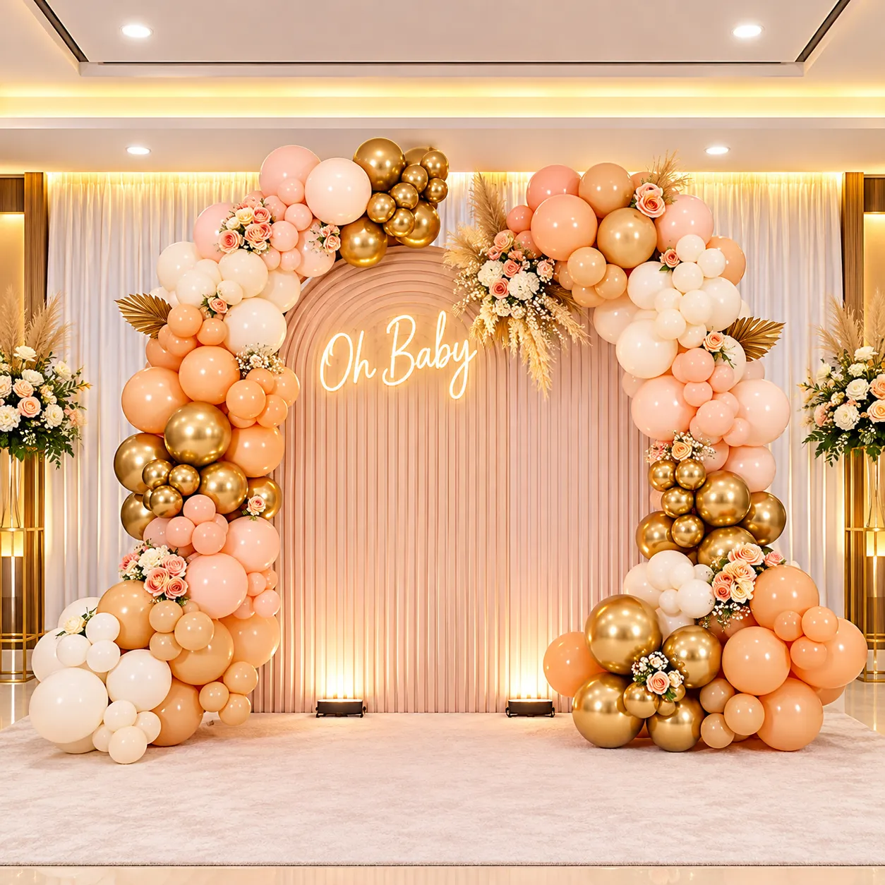 Elegant Floral Baby Shower Decoration