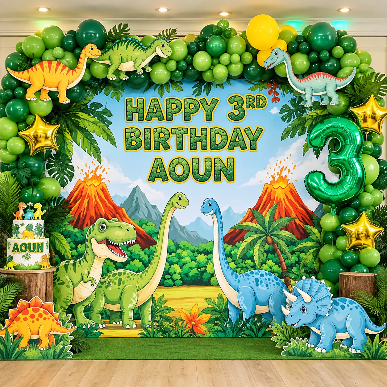 Dinosaur Theme Birthday Decoration