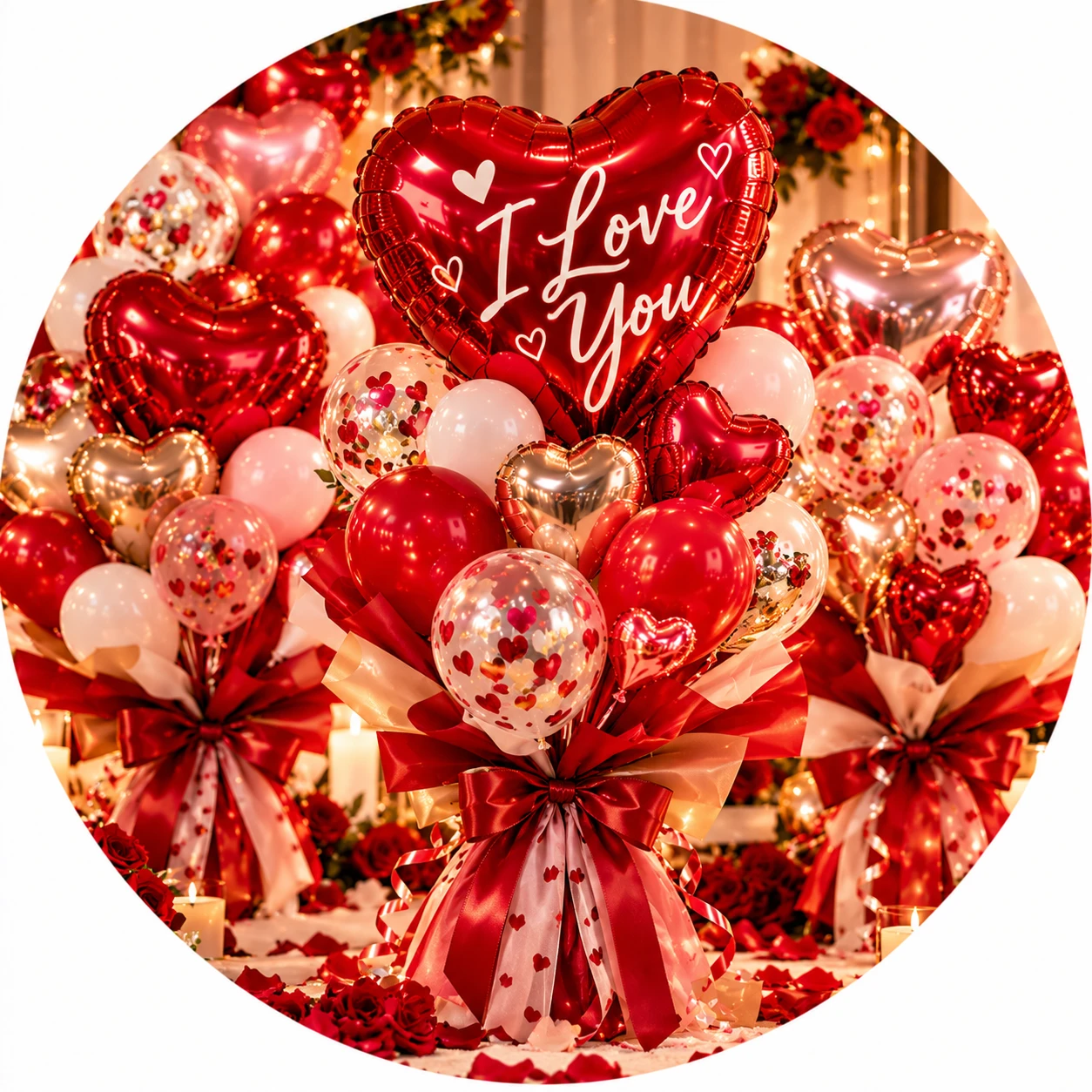 Love Proposal Balloon Bouquets