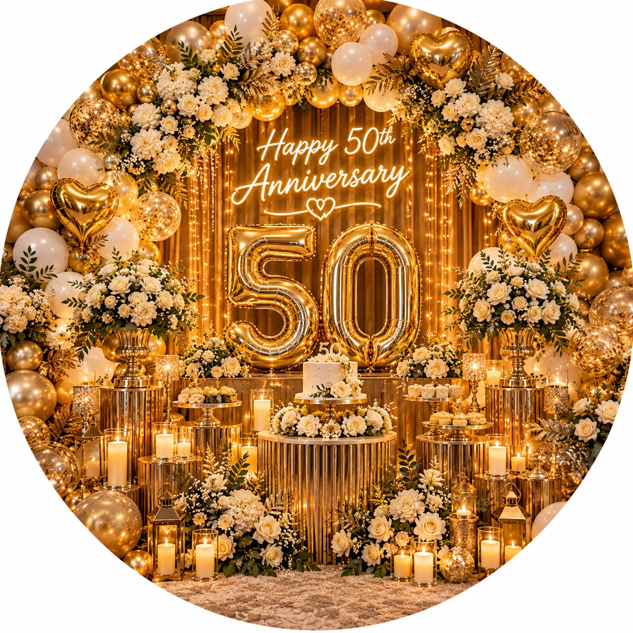 50th Anniversary Decorations
