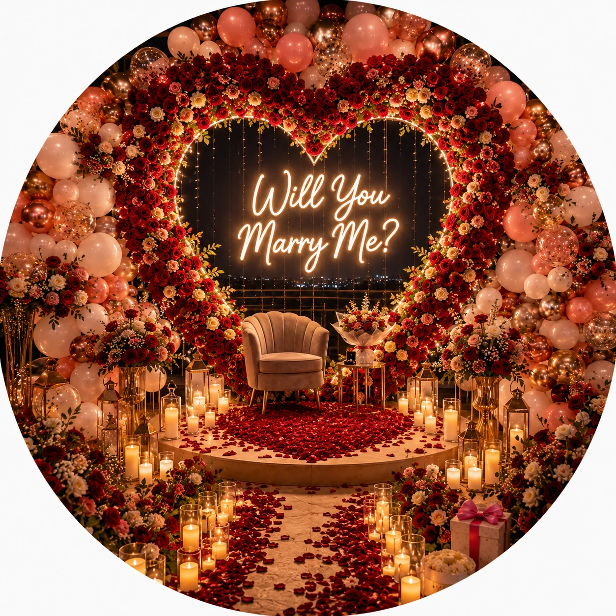 Love Proposal Decorations
