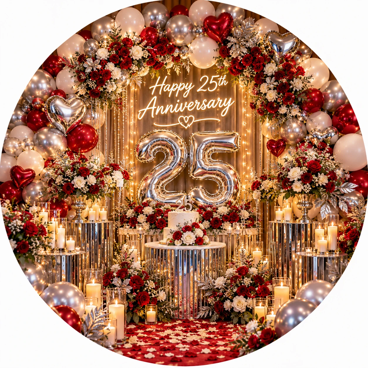 25th Anniversary Decorations