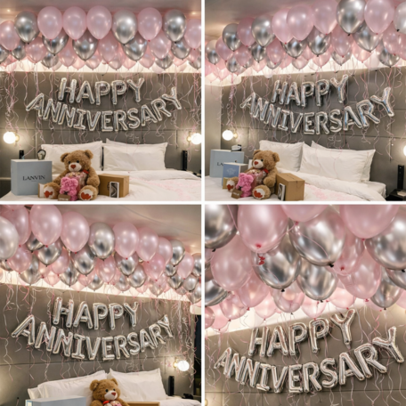 Silver Bliss Anniversary Decoration