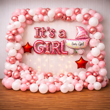 Sweet Pink Baby Welcome Decoration
