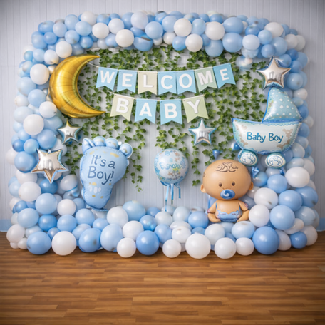 Blue Moon Baby Boy Decoration