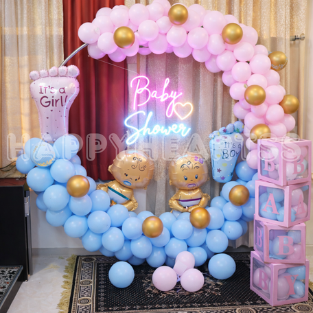 Twinkle Twins Baby Shower Decor