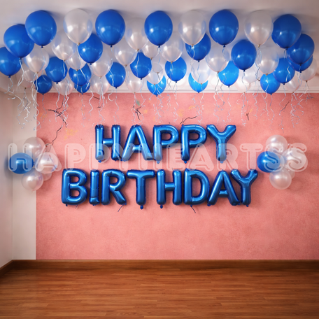 Royal Blue Birthday Decoration