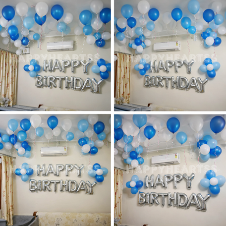 Blue Harmony Birthday Decor