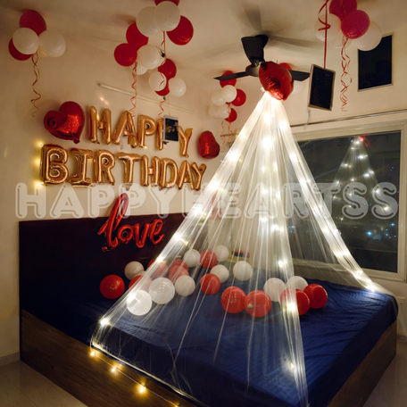 Love Glow Birthday Setup