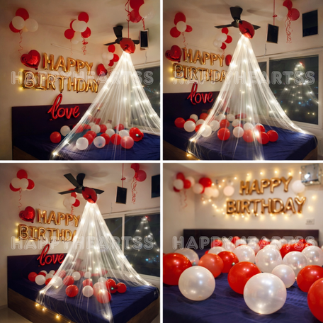 Love Glow Birthday Setup