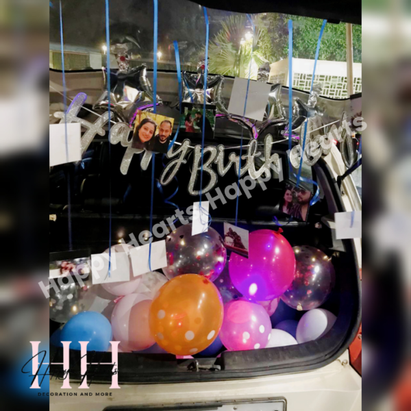 HAPPY BIRTHDAY CAR BOOT DECORATION