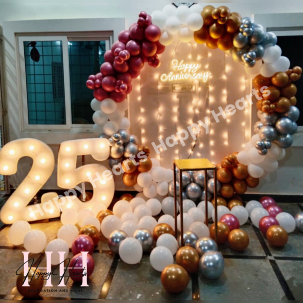 HAPPY ANNIVERSARY RING DECORATION