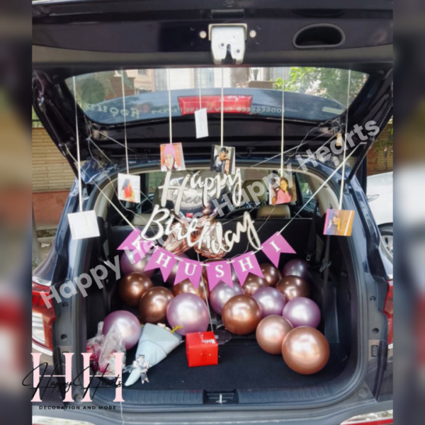 HAPPY BIRTHDAY CAR BOOT DECORATION