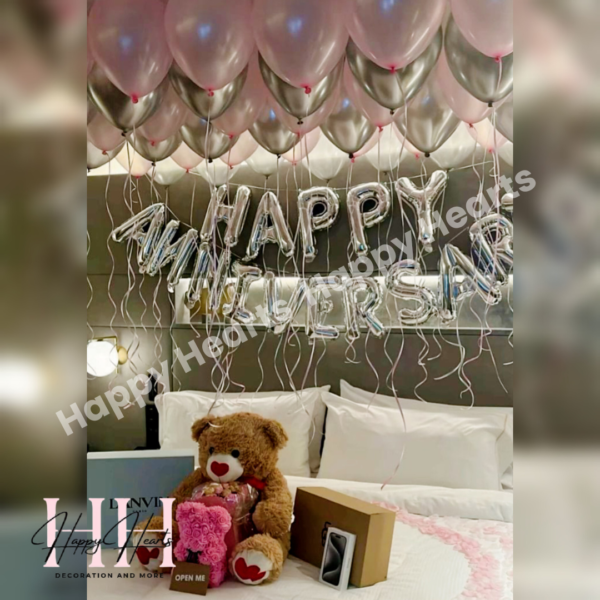 HAPPY ANNIVERSARY BALLOON DECORATION