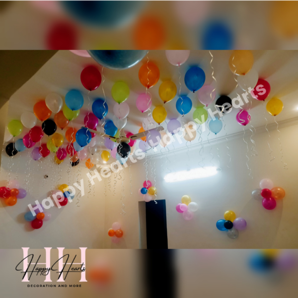 200 balloons multicolour